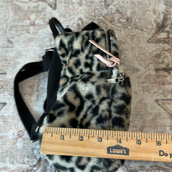 Faux Fur Mini Backpack - Picture 7 of 8